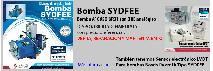 Bomba A10VSO BR31 con OBE analógico