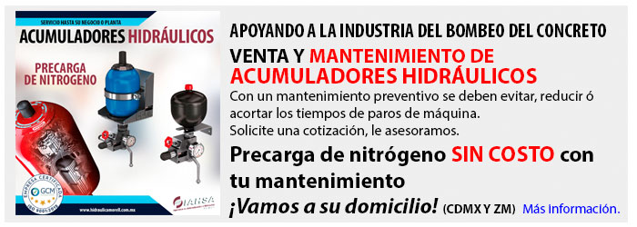 Servicio a acumuladores hidráulicos