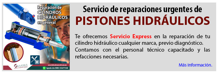 Reparación de pistones industriales