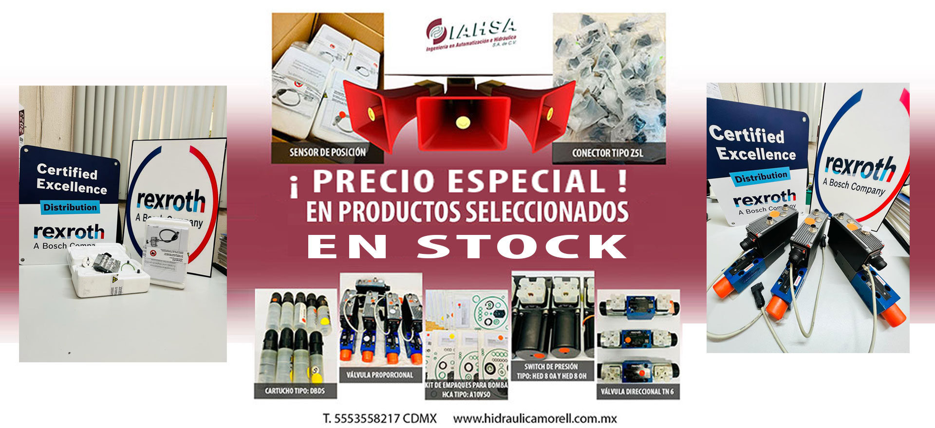 IAHSA-Morell - stock de refacciones - Bosch Rexroth